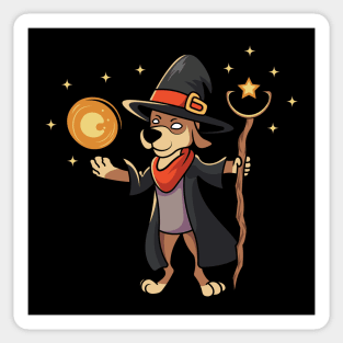 Wizard Dog Sticker